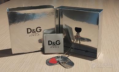 Collana con piastrine D&G vintage