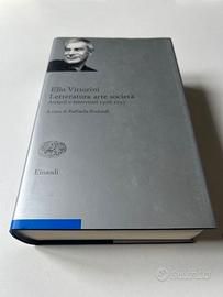 Libro Vittorini Letteratura arte società Nuovo