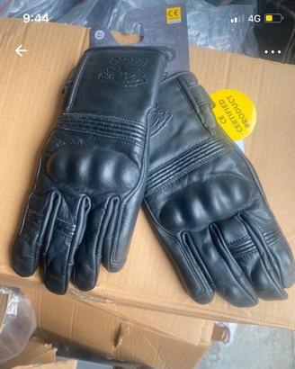 guanti da moto in  vera pelle