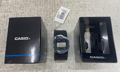 Orologio Casio F-91W-1YEG NUOVO full kit