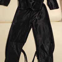 costume nero bimbo 6/9 anni