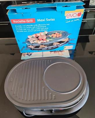 Raclette ed elettrogrill Eva Collection Maxi Swiss