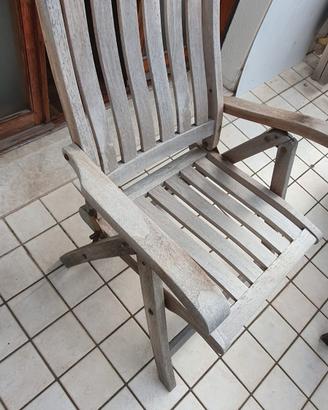sedie Teak