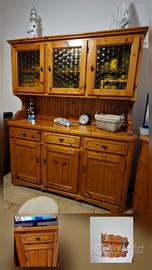 Credenza, Mobiletto e Mensola in pino massello