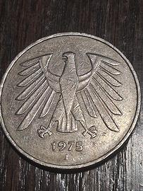Moneta da 5 Marchi Germania
