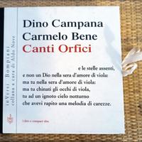 Cofanetto libro + CD Bompiani Canti Orfici
