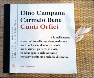 Cofanetto libro + CD Bompiani Canti Orfici