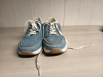 Sneaker Bestelle - Effetto Denim Blu - Taglia 38