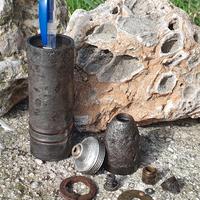 Ww1 37 KUK Austria Scavo Raro Portapenne 3,7cm