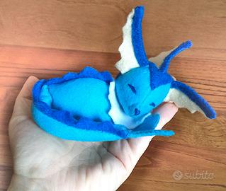 Pokemon sleepy Vaporeon peluche cucito a mano