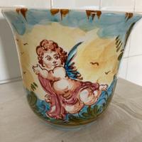 Portavasi Cachepot in ceramica di Albisola Sup