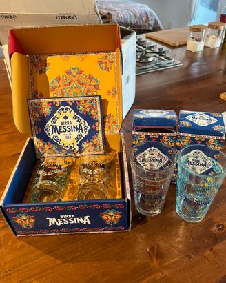 Bicchieri Birra Messina