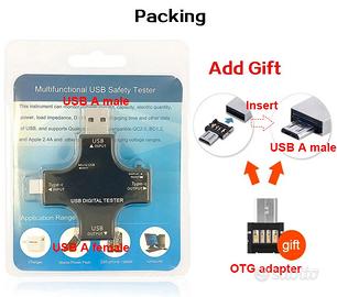 Tester USB con bluetooth 