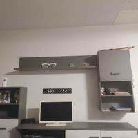 salone, cucina e camera matrimoniale 