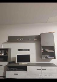 salone, cucina e camera matrimoniale 