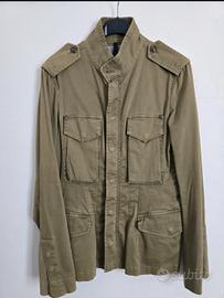 Vintage giacca militare verde oliva M –safari 