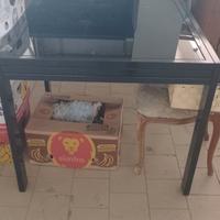 tavolo nero allungabile