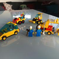 Lego spazzatrice 6645 e ruspe 6512 6630 e 6530