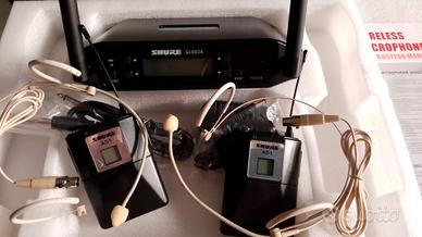 2 radiomicrofoni ad archetto (headset)