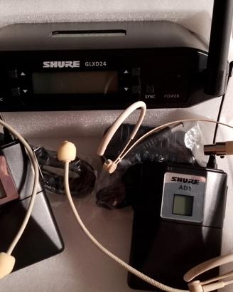 2 radiomicrofoni ad archetto (headset)