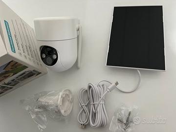 Telecamera Wi-Fi Esterno con Pannello Solare
