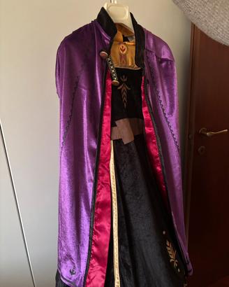 Vestito carnevale anna disney originale 8/9 anni