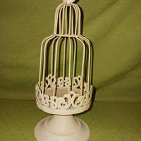 Porta candela gabbietta Shabby