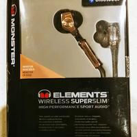 CUFFIA MONSTER ELEMENTS WIRELESS SUPER SLIM ROSE G