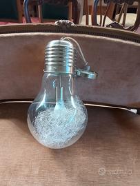 lampadario lampadina anni 80