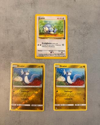 Lotto Carte Pokemon Dratini