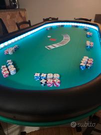 tavolo poker artigianale 
