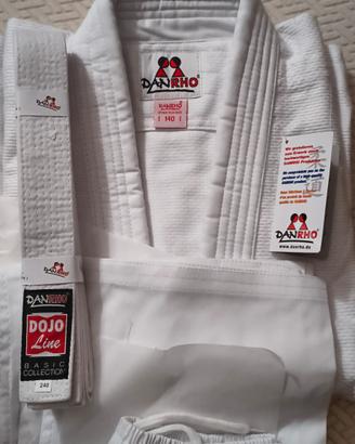 judogi bianco Danrho taglia 140 nuovo con etichett