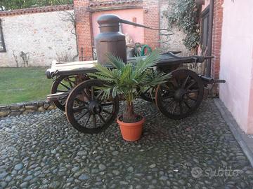Carro agricolo per abbellimento giardino