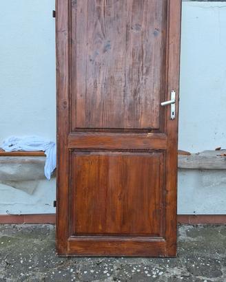 Coppia di porte in abete massello