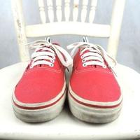 Vans - sneakers usate tela rosse sportive uomo N42