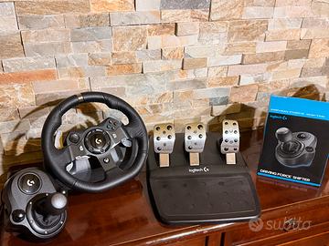 Logitech G920 + Leva Cambio Manuale (Xbox/PC)