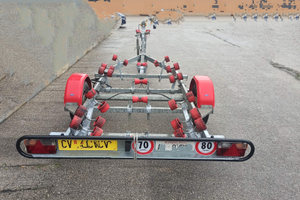 Rimorchio per trasporto Barche "Umbra Rimorchi"