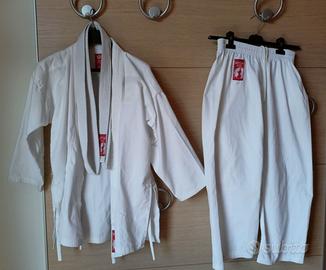Kimono karate con protezioni per bambino