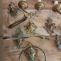 Appliche a muro Coppia in ottone n.2