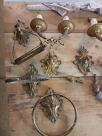 Appliche a muro Coppia in ottone n.2