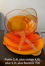 Tupperware set eleganzia arancione