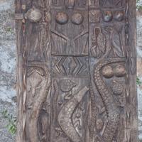 porta in legno dogon del mali