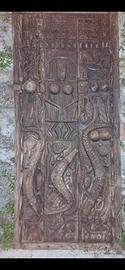 porta in legno dogon del mali