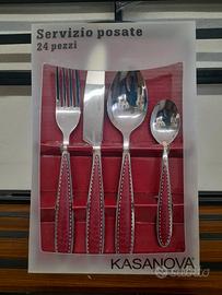 Servizio posate 24 pezzi