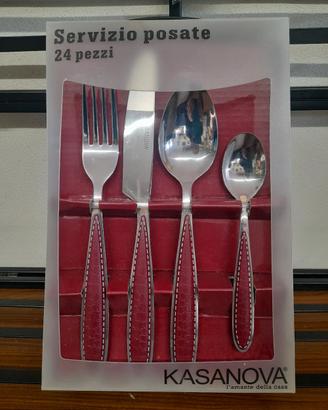 Servizio posate 24 pezzi
