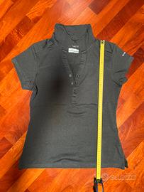Polo donna in materiale tecnico