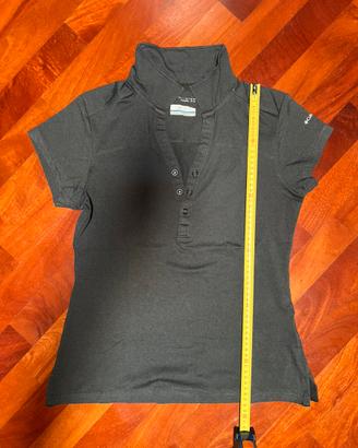 Polo donna in materiale tecnico