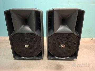 Coppia casse attive RCF ART 710A 1400W + custodie