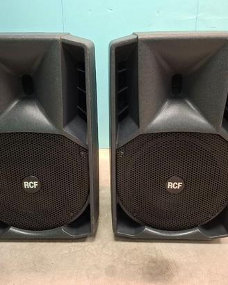Coppia casse attive RCF ART 710A 1400W + custodie