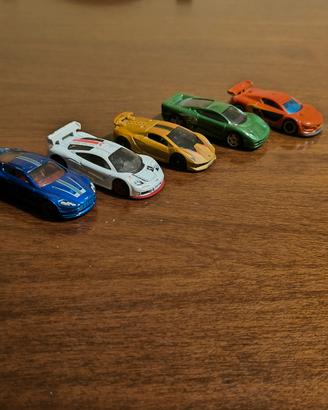 5 Auto Hot Wheels Originali - McLaren Aston Martin